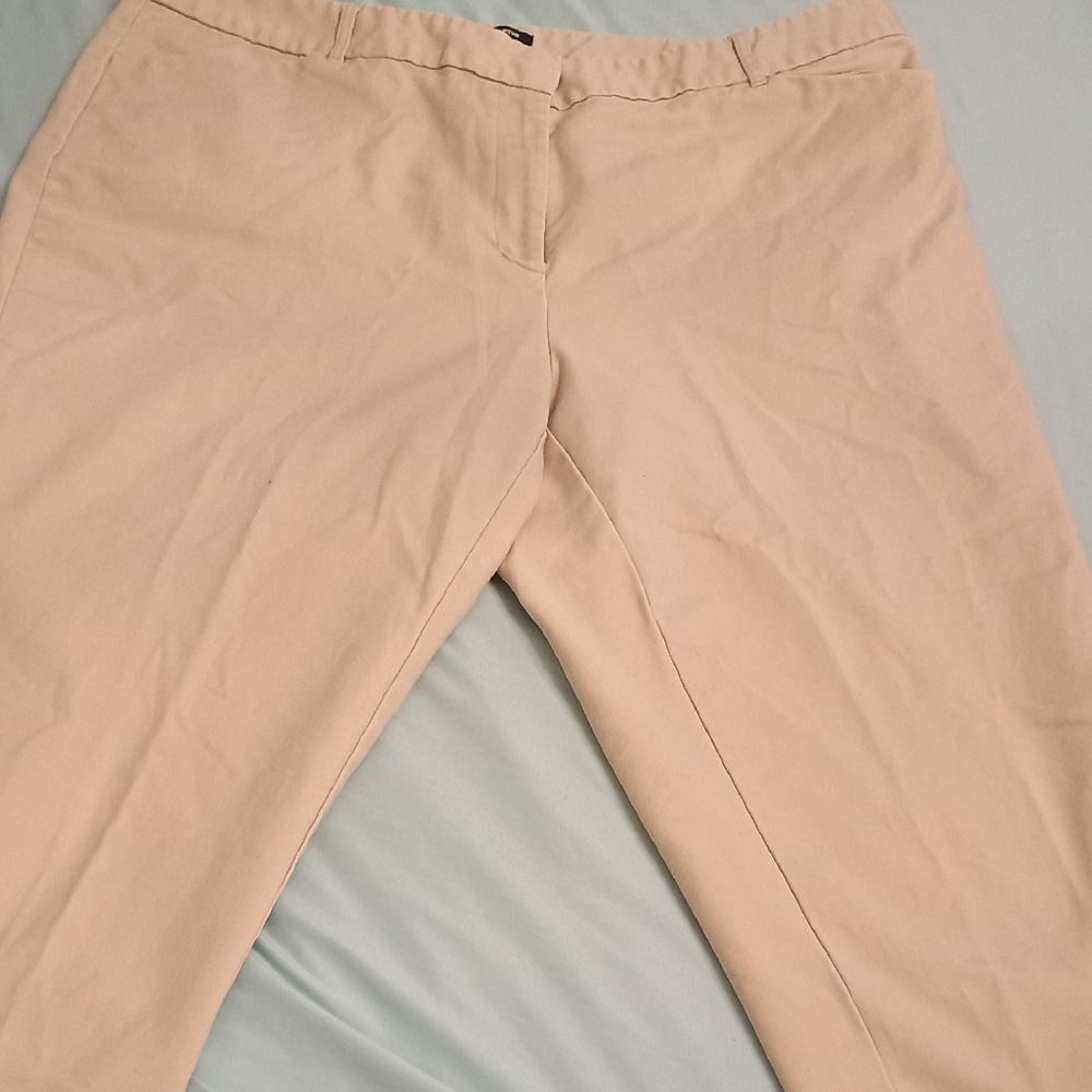 Liz Claiborne Classic Ankle Length Tan Pants